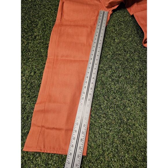 LEVI'S 501 Jeans NWT Button Fly Shrink to Fit Pink Coral Straight Mens 34 x 30 - Picture 8 of 9